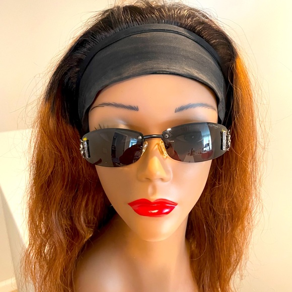 Ed Hardy Accessories - Ed Hardy Black VINTAGE Women's Sunglasses!